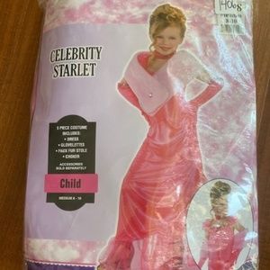 CELEBRITY STARLET GIRLS COSTUME DRESS HALLOWEEN